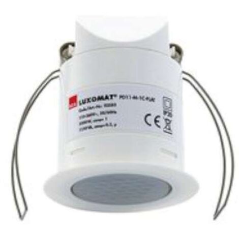 Détecteur de mouvement maître extra plat 1 canal – Champ de détection 360° – Pour faux plafond – Portée 9m biais, 6m face, 3m assise – 92583 – Beg Luxomat