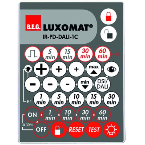 IR-PD-DALI-1C mini télécommande infrarouge DALI + 1 Canal LUXOMAT 92116 (1/2)