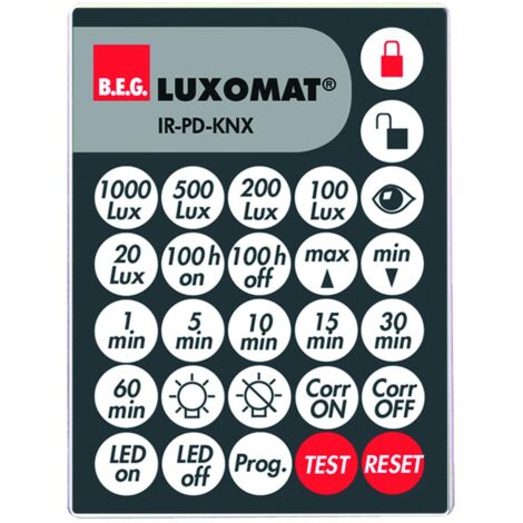 IR-PD-KNX télécommande à infrarouge KNX LUXOMAT 92123 (1/2)