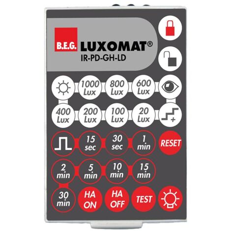 IR-PD4-GH télécommande à infrarouge pour grande distance LUXOMAT 92479 (1/2)