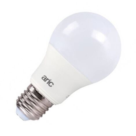 Lampe standard E27 LED 9 Watts 2700K 806lm Classe énergie A+ 15000H ARIC 2956 (1/4)