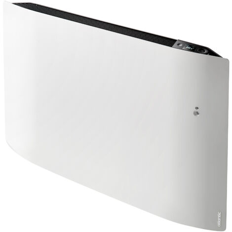 Atlantic – Radiateur à inertie fonte 1500W horizontal – Façade chauffante – Connecté avec application Cozytouch – 930x565x110mm – 507613