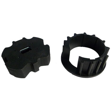 Came – Kit d'adaptation pour moteur de volet roulant 45mm – Compatible tube ZF 64mm – Jeu d'adaptations roue + couronne