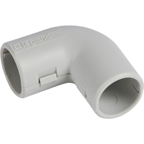 Coude équerre 90° IP40 Ø20mm gris RAL7035 LEGRAND 651612 (1/2)