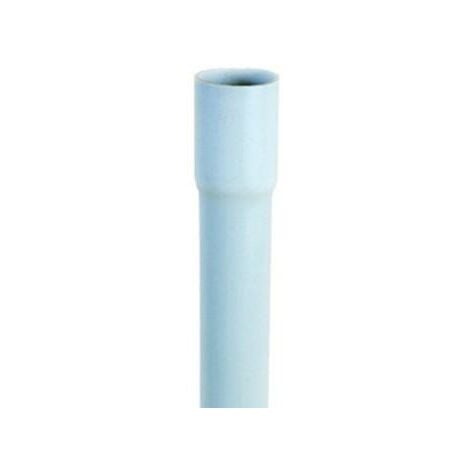 Tube IRLB D.16mm en 2M rigide tulipé moyen gris GEWISS DX27616