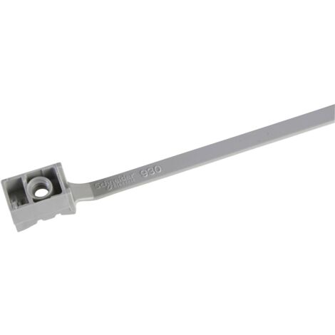 Schneider Electric – Collier de fixation pour tube Iro 16-32 mm – Polyamide 6/6 gris – Boîte de 100 pièces – Installation facile avec cheville Murafix