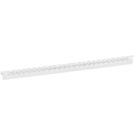 240 repères Mémocab largeur 2,3mm avec signe conventionnel point noir sur fond blanc LEGRAND 037955 (1/2)