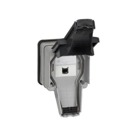Prise RJ45 étanche catégorie 6 FTP Plexo IP66 complet gris PLEXO LEGRAND 090467