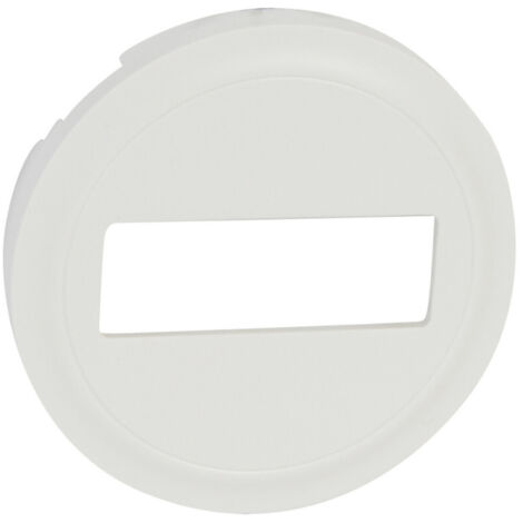 Legrand – Enjoliveur pour prise optique blanc – Gamme Céliane – Plastique – IP20 – Compatible SC/APC – LEG068295 (1/4)