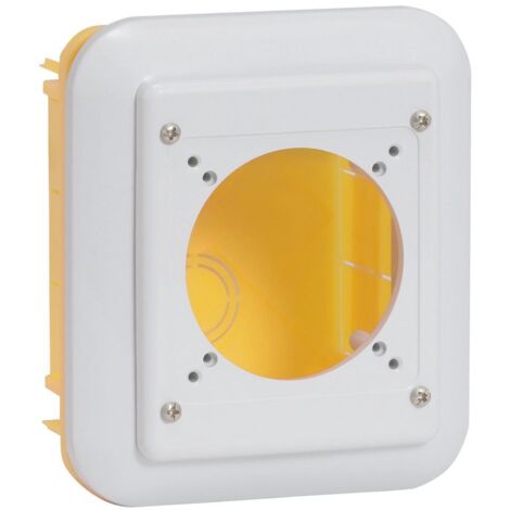 Boite encastrement P17 pour maçonnerie IP55 pour 1 prise 16A ou 32A ou domestique référence 057671 LEGRAND 057722