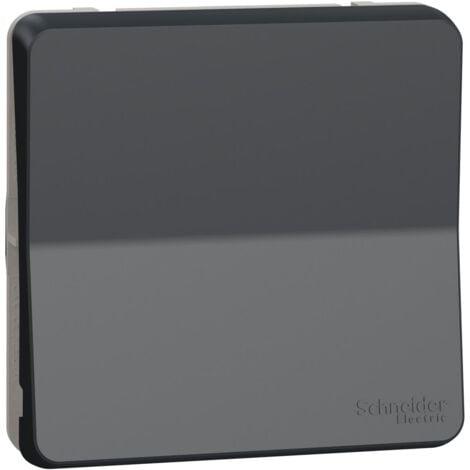 Mureva Styl Bouton poussoir composable IP55 IK08 connexion auto gris SCHNEIDER MUR35027