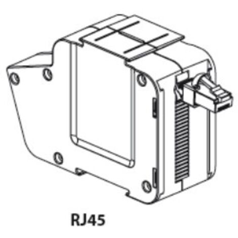 KIT RJ45 RETRACTABLE C6 FTP BLANC LEGRAND 054035