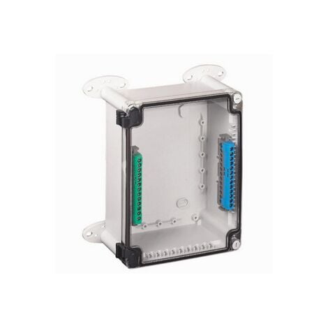 Boîtier industriel plastique IP55 IK07 180x140x86mm avec couvercle transparent RAL7035 LEGRAND 035951