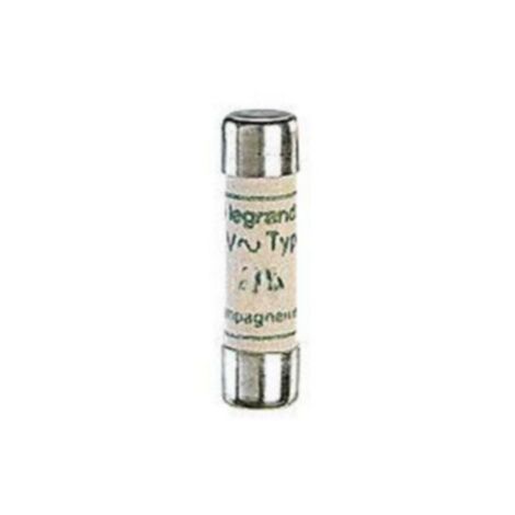Cartouche industrielle cylindrique type aM 8,5x32mm sans voyant 6A LEGRAND 012006 (1/2)