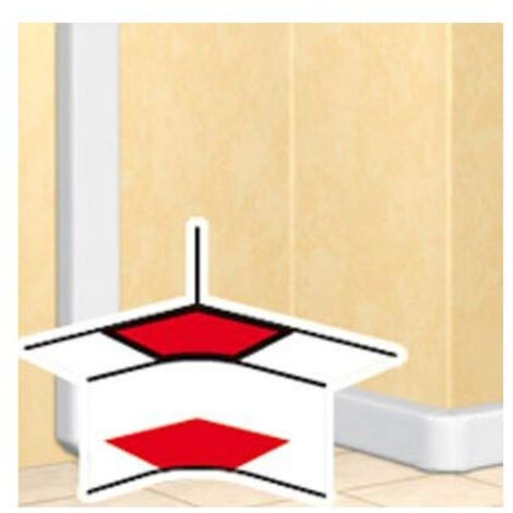 Embout pour goulottes DLP monobloc 50x105mm blanc LEGRAND 010700