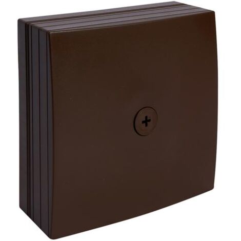 Boîte de dérivation 115x115 Marron HAGER ATA711598014 (1/5)