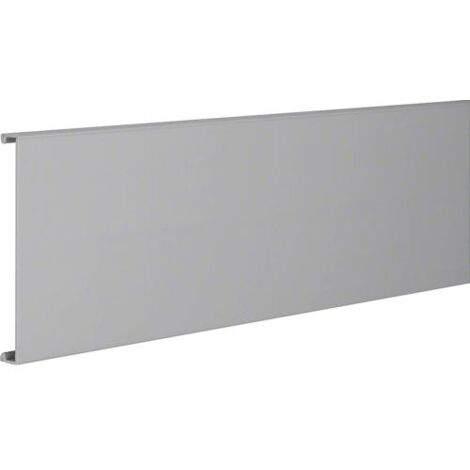 Couvercle pour goulotte BA7 - l 120mm RAL 7030 gris HAGER BA71202