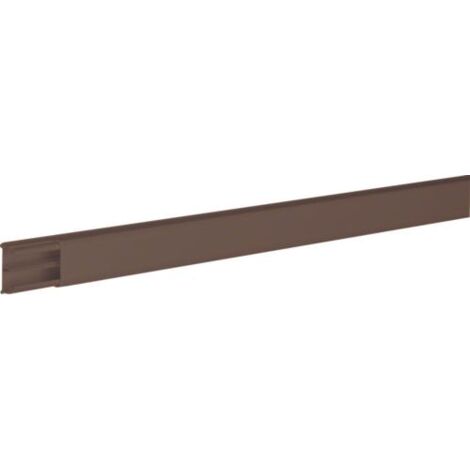 Moulure ATA 12x20 Marron L 2.10m 1 cloison HAGER ATA122018014