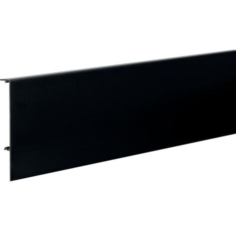 Couvercle pour plinthe SL15100 noir HAGER SL1510029011