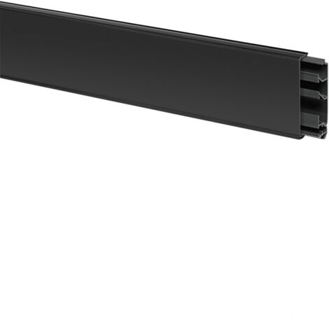 Couvercle pour plinthe SL20080 joint de mur. noir HAGER SL20080219011