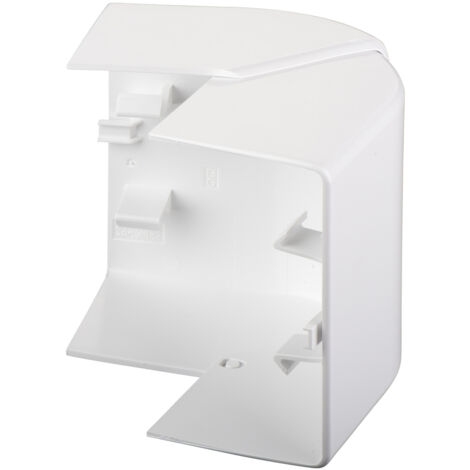 OptiLine 45 goulotte pvc blanc polaire 95 x 55 mm angle extérieur SCHNEIDER ISM10202P (1/3)