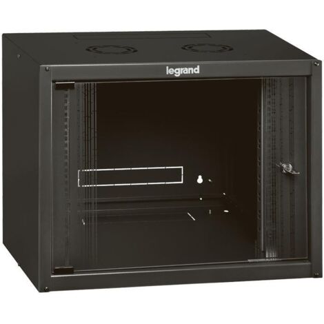 Coffret fixe 19 pouces livré à plat Linkeo capacité 12U 625x600x450mm LEGRAND 646252 (1/2)