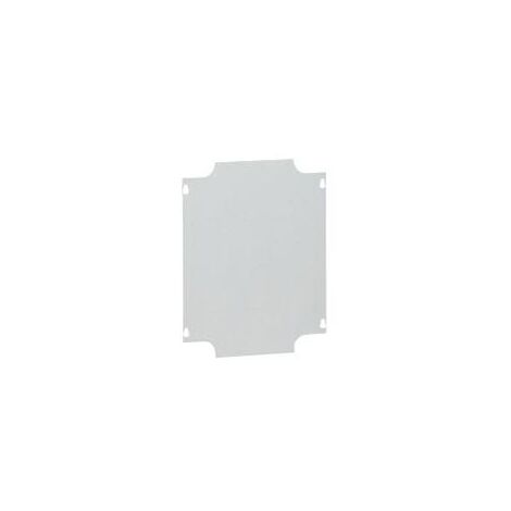 Plaque de montage métal épaisseur 15/10 pour boîtiers industriels 359x265mm LEGRAND 035094 (1/2)