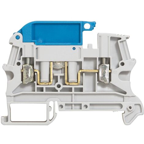 Bloc de jonction sectionnable à vis viking 3 avec 1 jonction pour circuit de neutre avec préhenseur bleu LEGRAND 037182 (1/2)