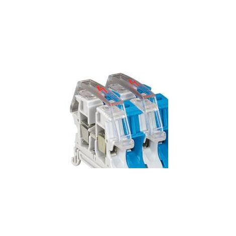 Ecran de protection unipolaire pour bloc de jonction à vis viking 3 avec 1 entrée 1 sortie pas 12mm et 15mm LEGRAND 037567