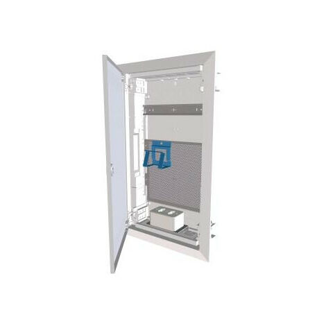 Petit tableau de distribution pour mur creux multimédia à 3 rangées porte métallique plate EATON KLV-36HWM-F (1/4)