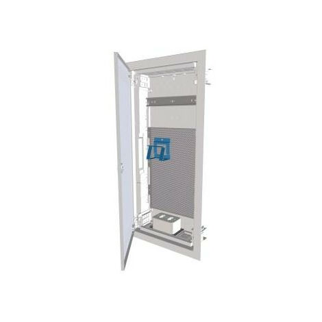 Coffret de distribution encastré multimédia à 4 rangées porte métallique très plate EATON KLV-48UPM-SF (1/4)