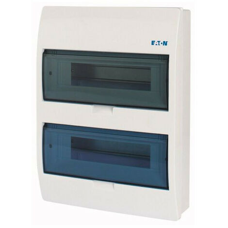 Coffret en saillie IP40 2 rangées 24 mod porte transparente 000280349 EATON BC-O-2/24-ECO (1/3)