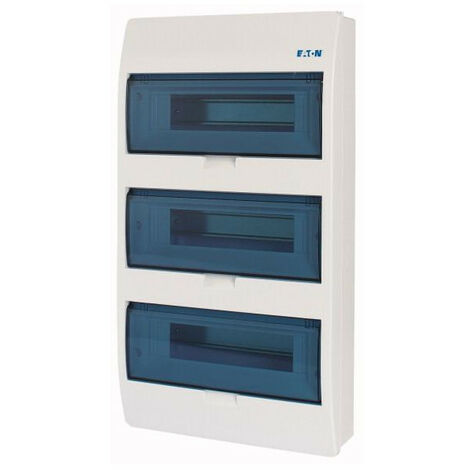 Coffret en saillie IP40 3 rangées 36 mod porte transparente 000284640 EATON BC-O-3/36-ECO (1/3)