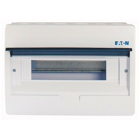 Coffret en saillie IP40 1 rangée 12 modules porte transparente EATON BC-O-1/12-ECO (1/3)