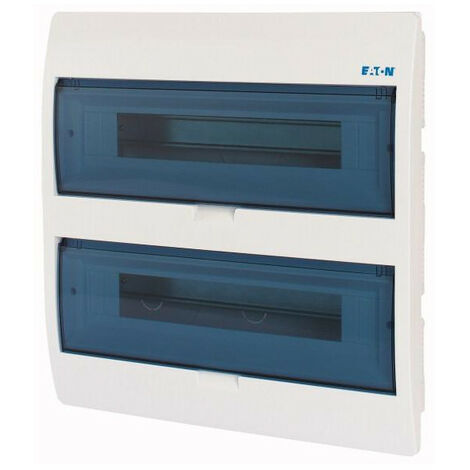 Coffret encastré IP40 2 rangées 36 mod porte transparente 000280357 EATON BC-U-2/36-ECO (1/3)