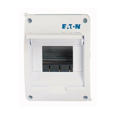 Coffret encastré IP40 1 rangée 5 modules porte blanche EATON BC-U-1/5-TW-ECO (1/3)