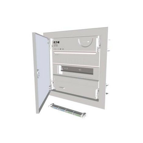 Coffret de distribution à encastré 1 rangée 12 modules EATON KLV-12UPP-SF (1/4)