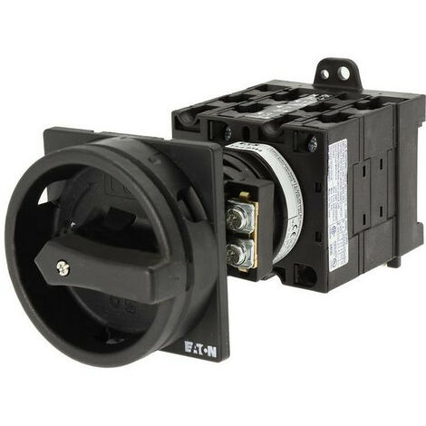 Inter. général 8 pôle 32A 90° verrouillable encastréAvec fixationArrière 000008967 EATON T3-4-8344/V/SVB-SW (1/4)