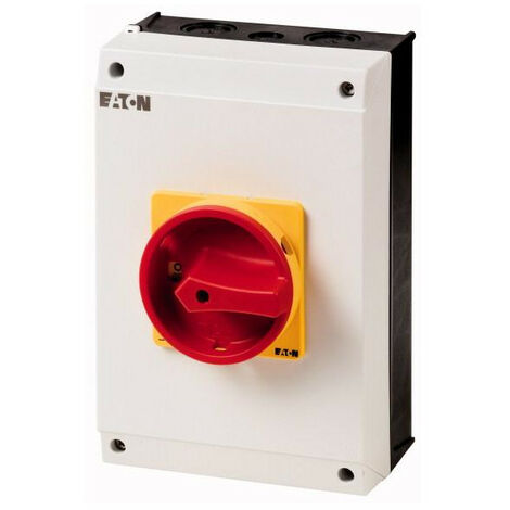 Inter. général 6 pôle + 1 F + 1 O 63A 90° verrouillable en saillie 000207246 EATON T5B-4-15682/I4/SVB (1/4)