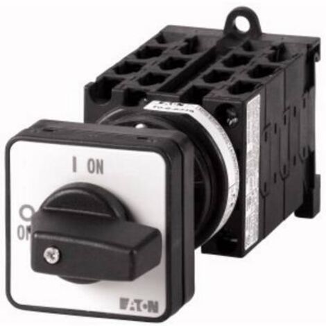 Commut. à gradin cont.: 12 20A 4 crans 45° à acc. encastré fix. arrière 000072074 EATON T0-6-8282/Z (1/2)