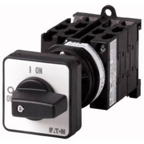 Commut. à gradin cont.: 9 20A 3 crans 45° à acc. encastré fix. arrière 000057836 EATON T0-5-8281/Z (1/2)