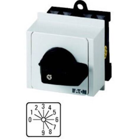 Commut. de codage cont.: 8 20A Code binaire BCD à acc. encastré IVS 000036487 EATON T0-4-15602/IVS (1/2)