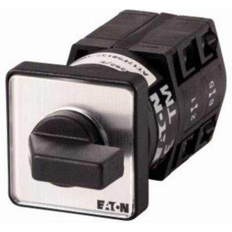 Commutateurs à gradins Contacts: 4 10 A plastron: 1-4 60 ° 4 crans 60° à accrochage Montage e EATON TM-2-8231/E (1/2)