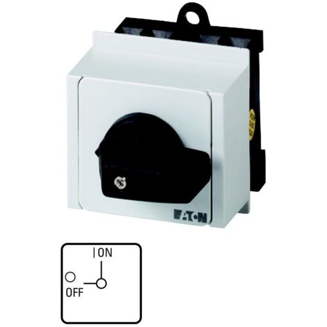 EATON 074471 ON/OFF INTERRUPTEUR, 1 BROCHE, 20 A, 90 °, DE DISTRIBUTION ENCASTRABLE (1/4)