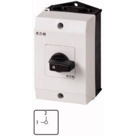 Inverseurs Contacts: 6 20 A plastron: 1-2 90° à accrochage en saillie 000222652 EATON T0-3-15443/I1 (1/2)