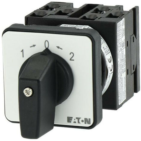 Inverseurs Contacts: 6 20 A plastron: 2 0 1 45 ° à rappel Montage encastré 000024609 EATON T0-3-8216/E (1/3)