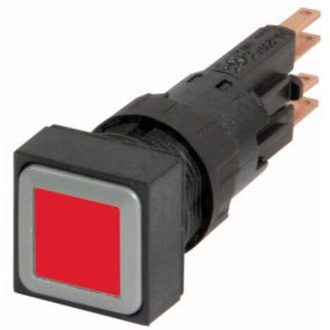 Bouton-poussoir lumineux rouge à accrochage +lampe à incandescence 24V EATON Q18LTR-RT/WB (1/3)