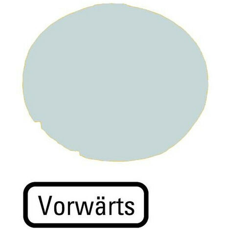 Verrine pour boutons-poussoirs plate blanche MARCHE AVANT EATON M22-XDL-W-D15