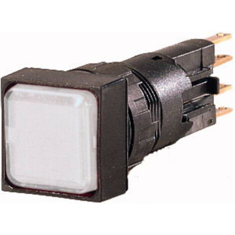 Voyant lumineux plat blanc +lampe à incandescence 24 V EATON Q18LF-WS/WB (1/2)