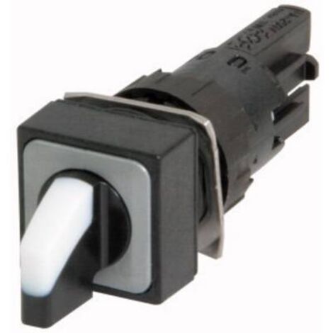 Commutateur rotatif 3 positions blanc à accrochage EATON Q18WK3R1 (1/2)